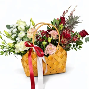 Scarlet Pineapple Basket