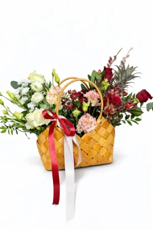 Scarlet Pineapple Basket