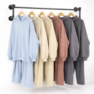 Women's oversized suit (long hoodie or cropped hoodie + trousers)