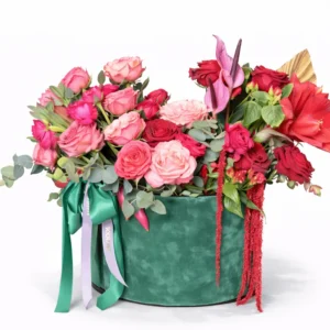 Flower Box "Velvet Passion"